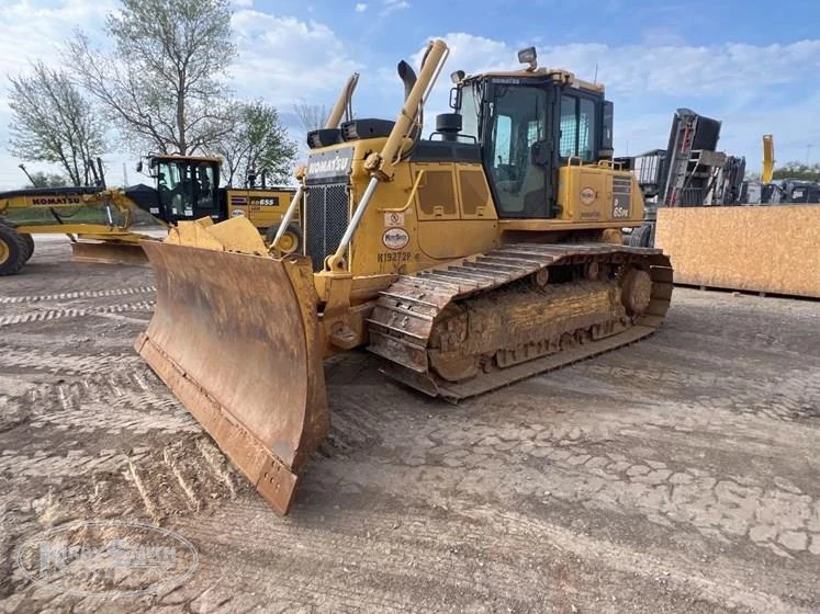 Used Komatsu Dozer under sun